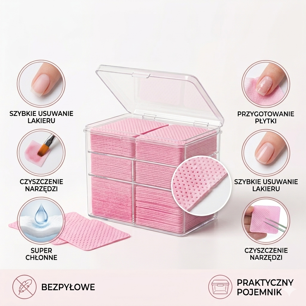 Waciki Bezpyłowe w Organizerze